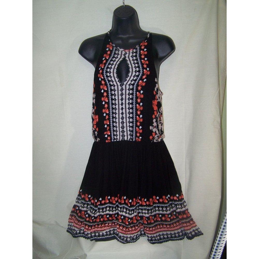 Miami Dress Boho Fit Flare Racerback Medium